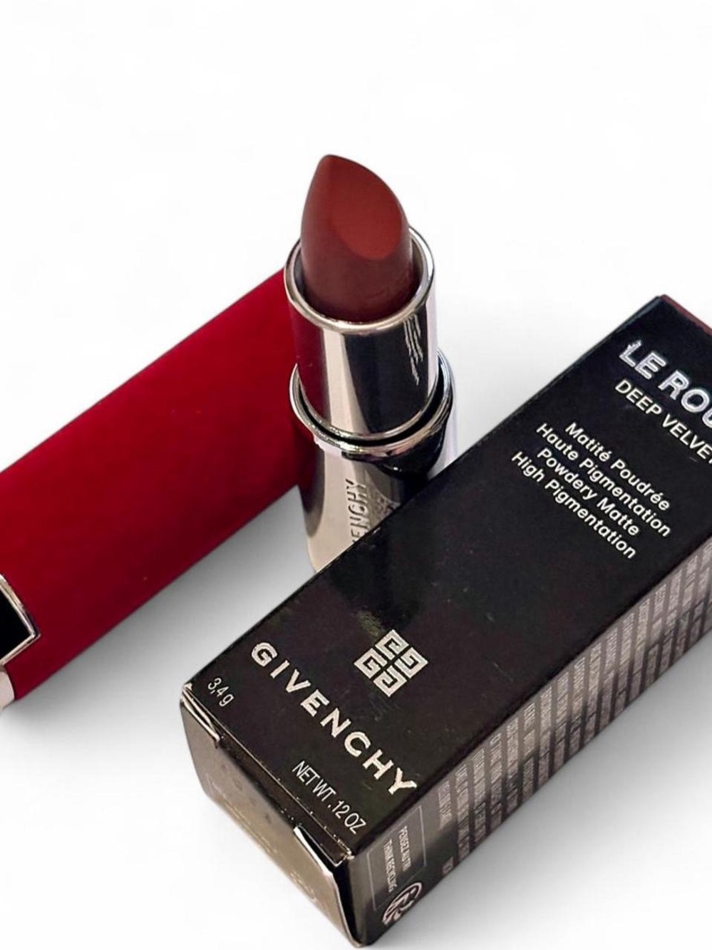 Givenchy Le Rouge Velvet Lipstick — Warm Brick Red